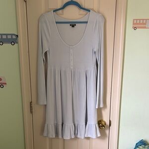 wild fable Light Blue Ribbed Dress